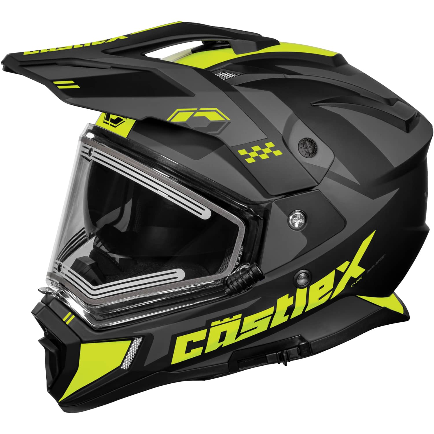 CX200 Wrath Electric Dual-Sport Helmet • Castle X