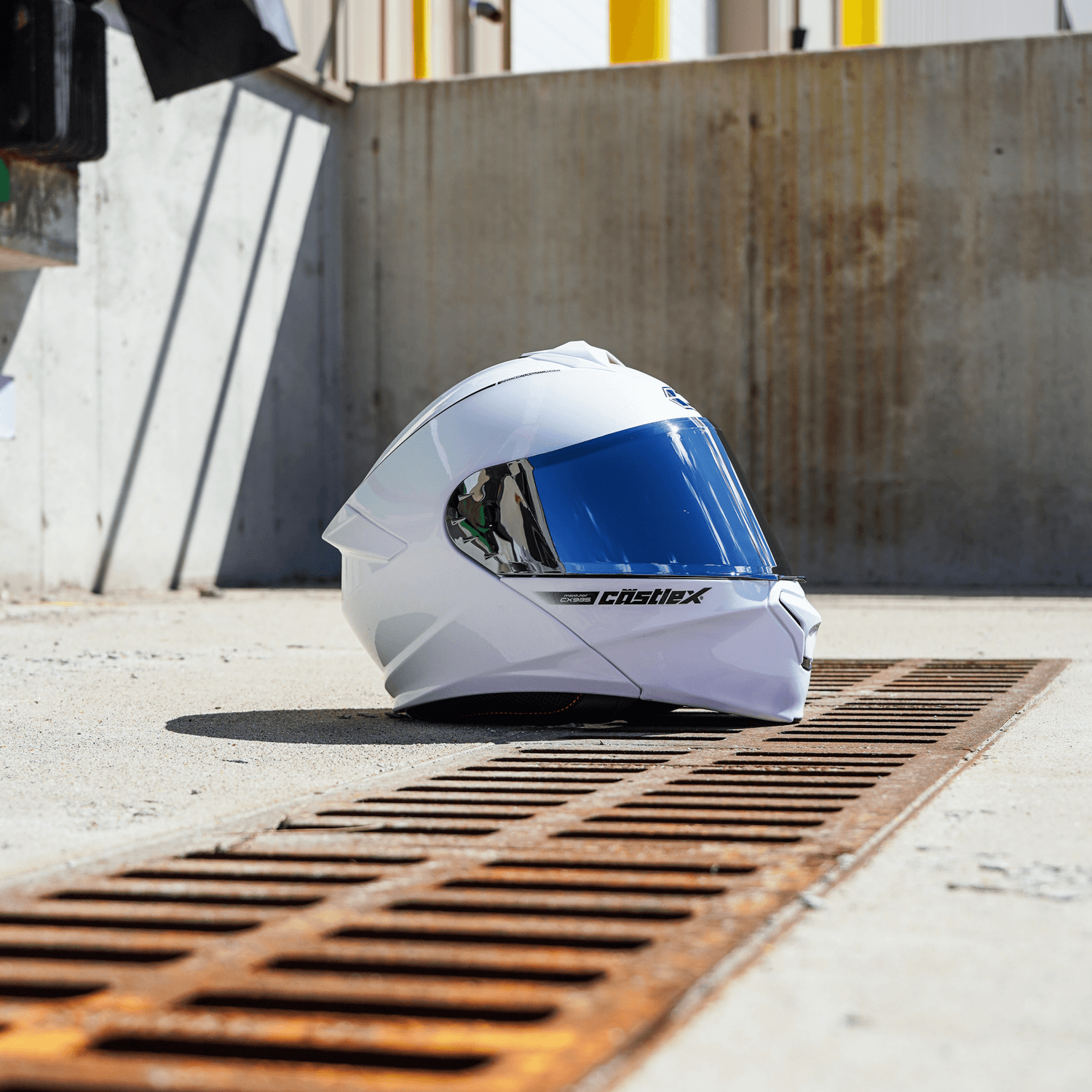 【HEROCROSS】正規品 バズ・ライトイヤー HMF#092 パールホワイト CX935 Modular Motorcycle Helmet • Castle X