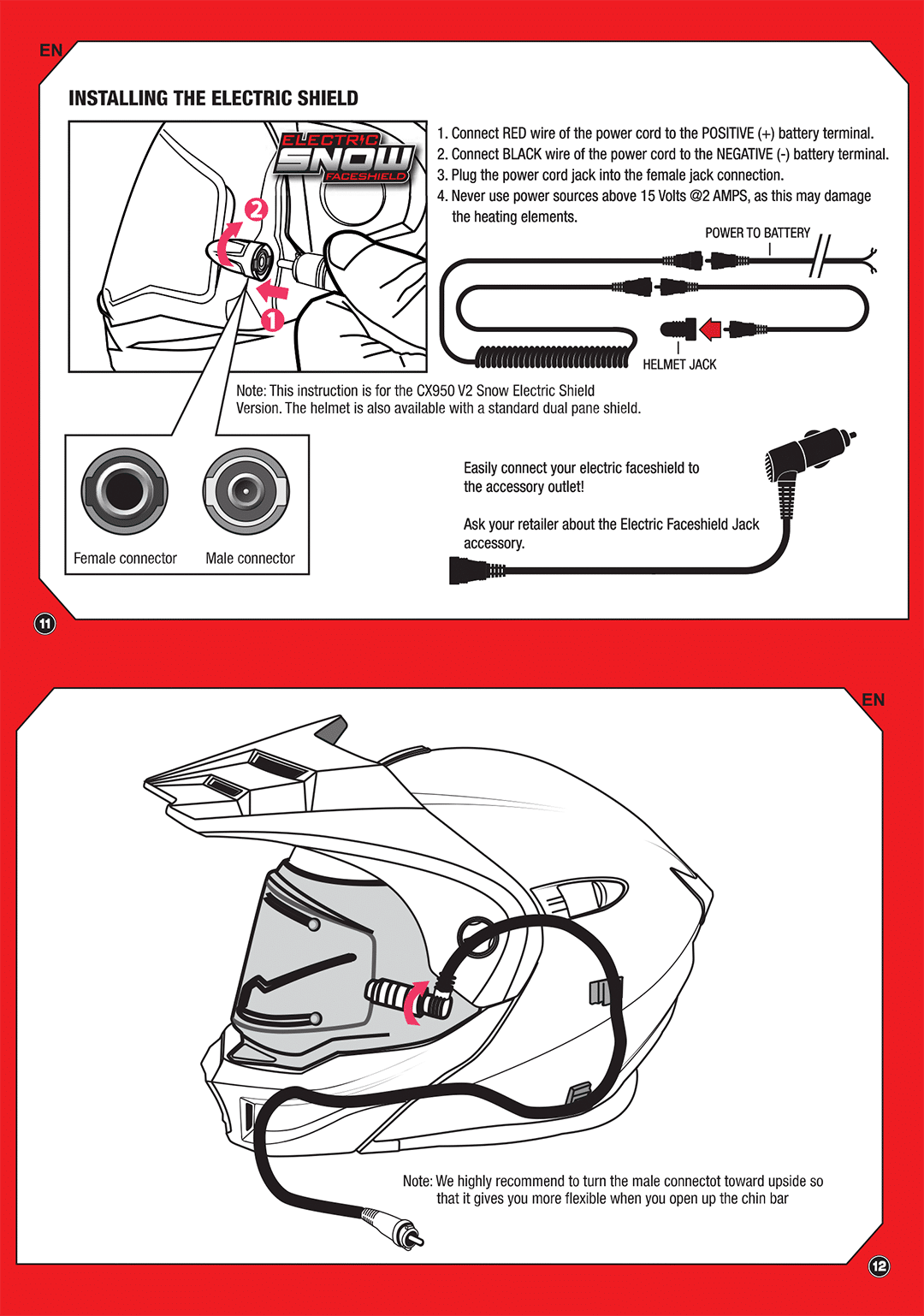 CX950 V2 Cable Routing