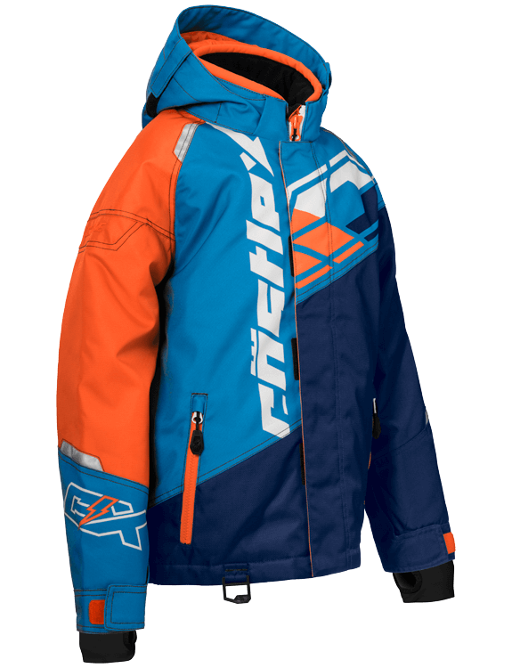 Navy blue and orange jacket online