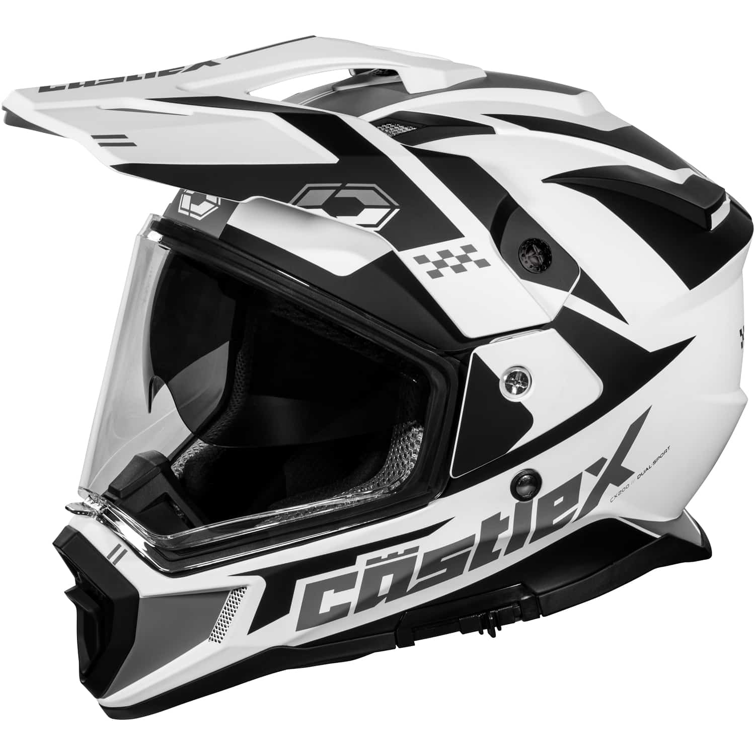 castlex dual sport motorcycle helmets CX200 Wrath Dual-Sport Motorcycle Helmet