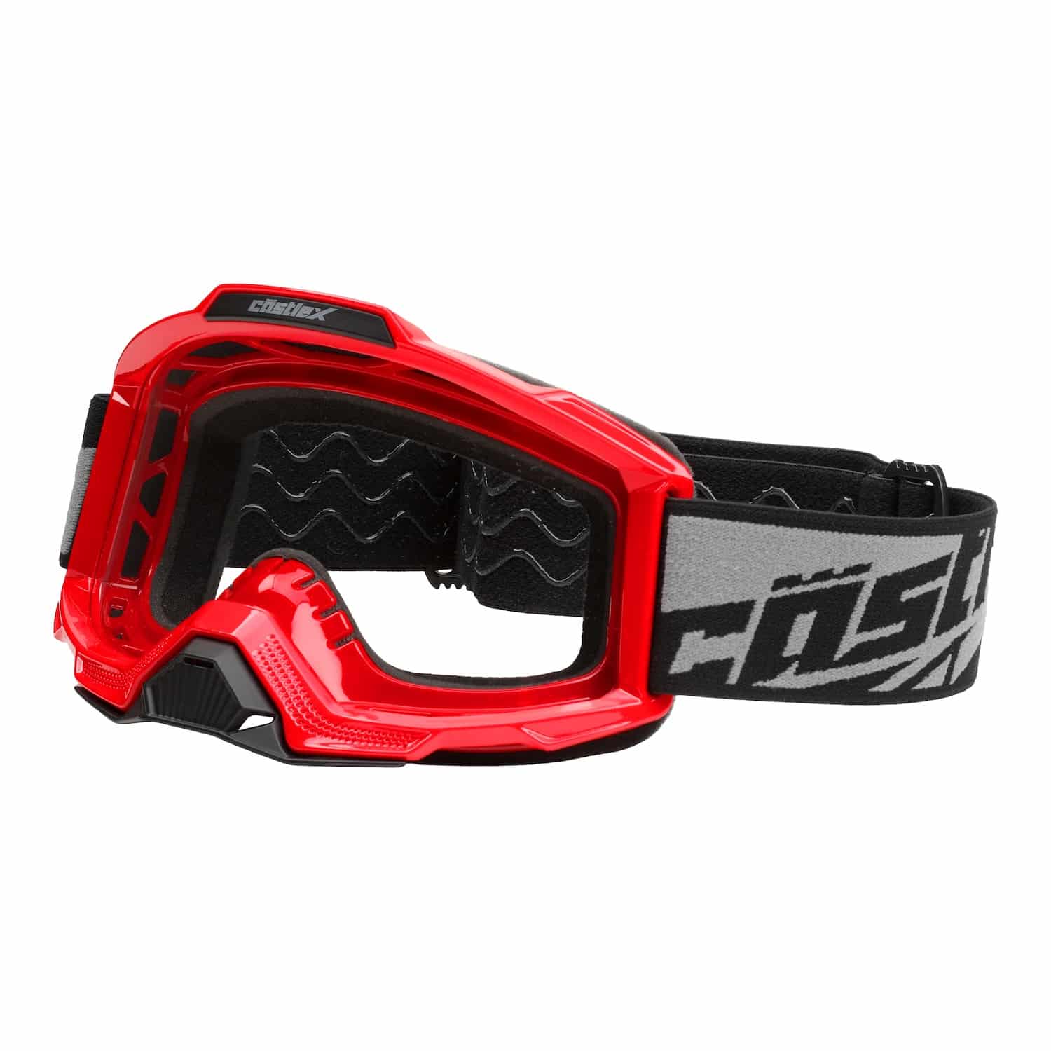 Red w/Clear Lens