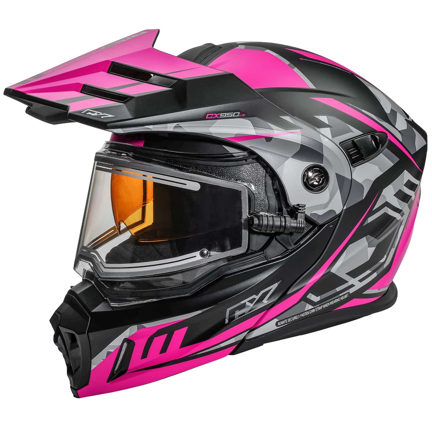 Matte Pink Glo/Black