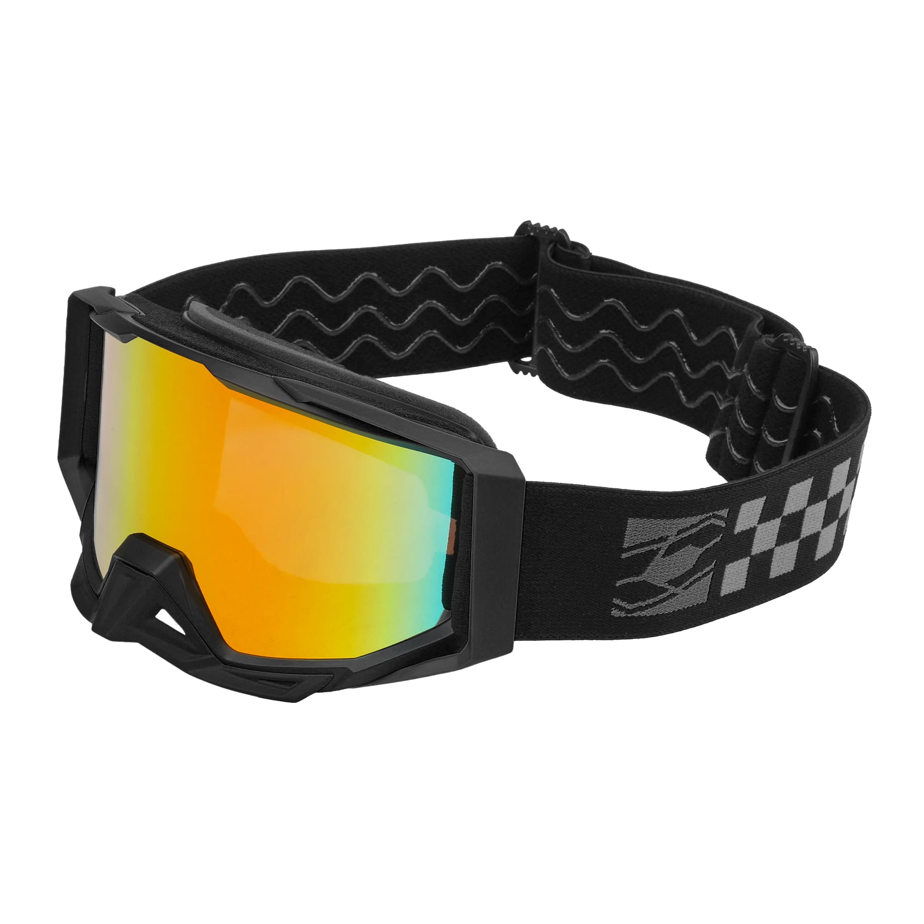 Matte Black/Mirror Red Lens