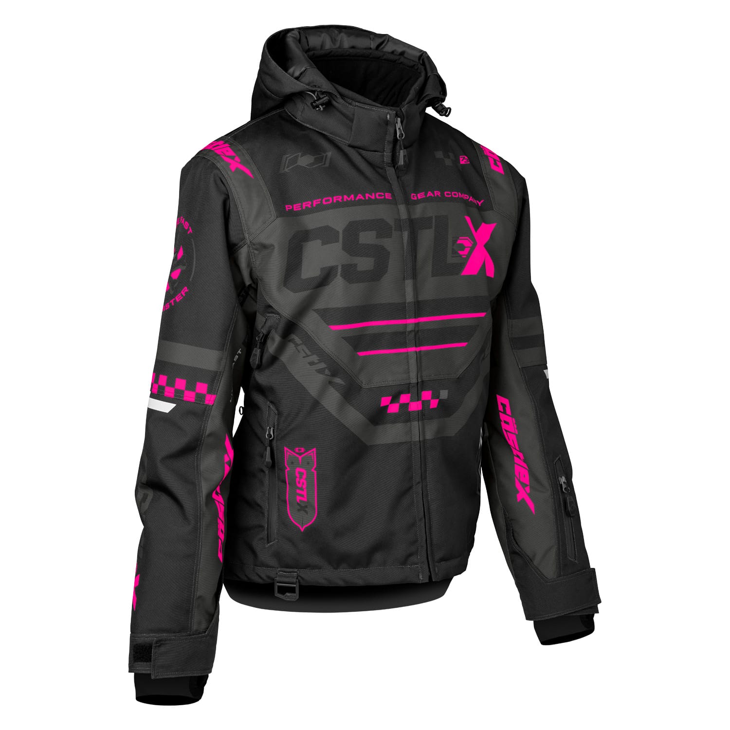 Pink Glo/Black/Charcoal